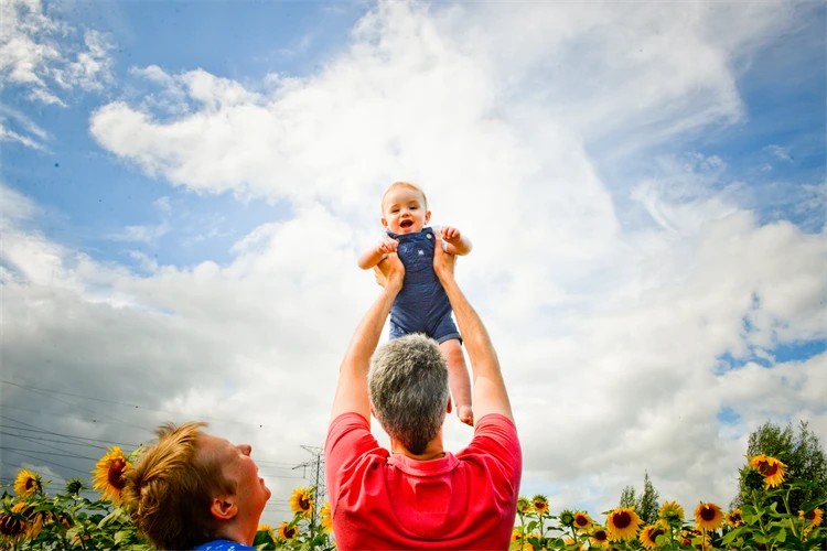 Lars, Els & Dave - f(r)amily fotoshoot door Anuja Fotografie